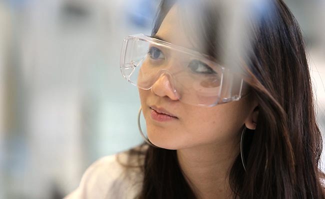 Image of student from Veejo's Newcastle University student recruitment video