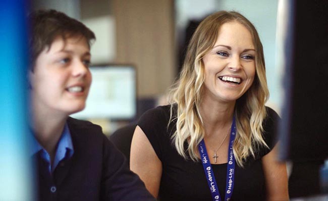 Shot of employees from Veejo's North Tyneside Council promotional video